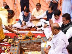 
      
      Uttarakhand CM Dhami lays foundation stone of BJP district office
      
      