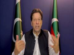 
      
      Imran Khan again calls for 'peaceful protests'
      
      