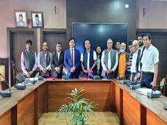 
      
      Indian embassy in Nepal inks MoU for two projects
      
      