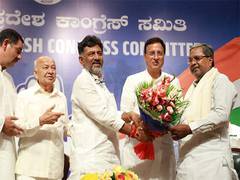 
      
      Karnataka: Siddaramaiah elected as CLP leader
      
      