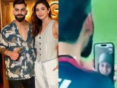 
      
      WATCH: Virat Kohli video calls wife Anushka after scoring century
      
      