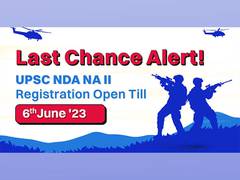 
      
      UPSC NDA NA II registration open till 6th June!
      
      