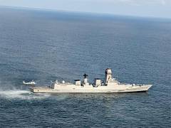 
      
      MH60R helicopter undertakes maiden sea landing
      
      