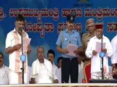 
      
      DK Shivakumar sworn in as Karnataka's Deputy Chief Minister
      
      