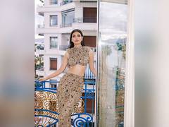 
      
      Diana Penty 'glitters' in her Cannes outfit
      
      