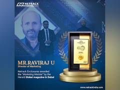 
      
      Ravi Raj Awarded Marketing Meister by Herald Global Magazine
      
      