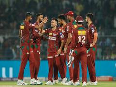 
      
      IPL 2023: LSG beat KKR by 1 run in thriller, advance to playoffs
      
      