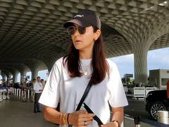 
      
      Anushka Sharma leaves for France, papped at Mumbai airport
      
      