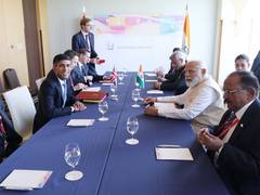 
      
      PM Modi, Sunak discuss progress in India-UK FTA negotiations
      
      