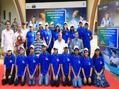 
      
      Odisha minister flags off ISRO tour for 20 prodigious winners
      
      