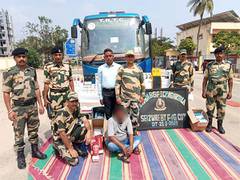 
      
      BSF seizes huge cache of mobile phones from India-Bangladesh bus 
      
      