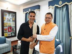 
      
      Akshay Kumar meets Uttarakhand CM Pushkar Singh Dhami
      
      
