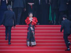
      
      Aimee Baruah slays in Assamese pat silk Mekhela chador at Cannes 
      
      