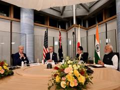 
      
      World leaders line up to welcome PM Modi 
      
      