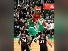 
      
      Boston Celtics defeat Miami Heat in Game 5 
      
      