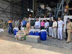 
      
      Drugs worth over Rs 1,500 crore destroyed by Mumbai Customs
      
      