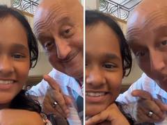 
      
      Anupam Kher takes Satish Kaushik's daughter out for lunch
      
      