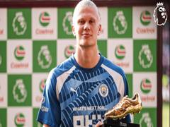 
      
      Erling Haaland wins Golden Boot award for Premier League season
      
      