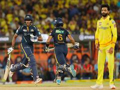 
      
      Fiery fifties from Saha, Sudharsan power GT to 214/4 against CSK
      
      