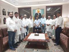 
      
      Arvind Kejriwal holds meeting with AAP Haryana leaders
      
      