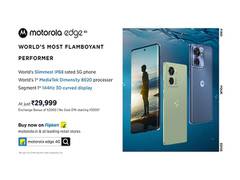 
      
      motorola edge 40 goes on Sale Today on Flipkart, Motorola.in 
      
      