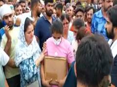 
      
      Protesting wrestlers reach Haridwar to immerse their medals in Ganga
      
      