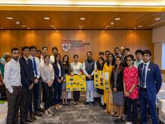 
      
      Dharmendra Pradhan visits Nanyang Technological University
      
      
