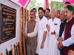 
      
      HP: CM dedicates development projects worth 43.34 crore 
      
      