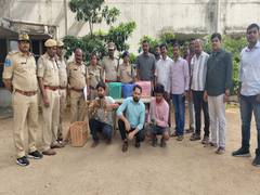 
      
      Hyderabad police rescues several exotic animals in Jubilee...
      
      