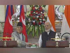 
      
      PM Modi, Nepal counterpart Dahal jointly flag off cargo train
      
      