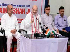 
      
      Shah addresses press briefing in Manipur's Imphal
      
      