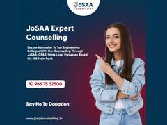 
      
      JoSAA Counsellor: Get admission in government engineering college
      
      