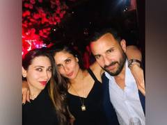 
      
      Kareena, Saif step out for family dinner with Karsma Kapoor
      
      