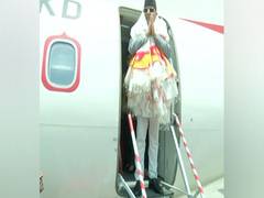 
      
      Nepal PM Pushpa Kamal Dahal departs from Indore
      
      