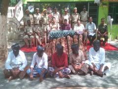 
      
      AP: 62 red sandalwood logs seized in three cases, five arrested
      
      