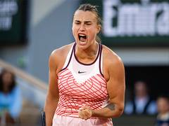 
      
      French Open: Sabalenka beats Stephens to make QFs
      
      