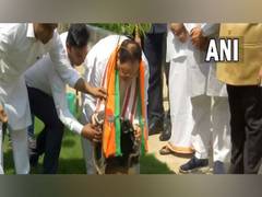 
      
      World Environment Day: Nadda plants saplings at BJP Headquarters
      
      