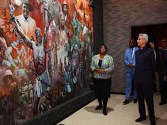
      
      Jaishankar visits Namibian Independence Museum
      
      