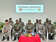 
      
      Sixth edition of India-Maldives Exercise 'Ekatha' underway
      
      