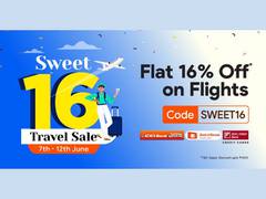 
      
      ixigo Celebrates 16 Years with 'Sweet 16 Travel Sale' Going Live 
      
      