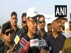 
      
      Kiren Rijiju participates in beach cleaning programme in Chennai
      
      
