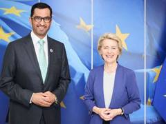 
      
      COP28, EU President reaffirm commitment to deliver on climate
      
      