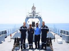 
      
      First edition of India-France-UAE trilateral maritime exercise 
      
      