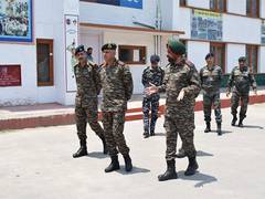 
      
      Maj Gen PS Sehrawat ADG (B) SM visits NCC Group HQ Srinagar
      
      
