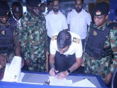 
      
      Freed India sailors hail Centre on return from Nigeria
      
      