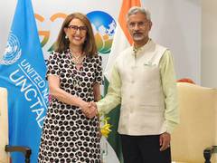 
      
      Jaishankar, UNCTAD Secy discuss G20's importance in Global South
      
      