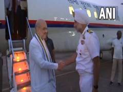 
      
      Andhra: Amit Shah arrives in Visakhapatnam
      
      