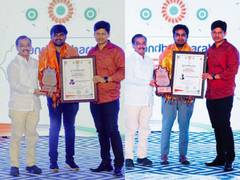 
      
      Vinay Addagiri & Suresh Nagala, conferred the Young Entrepreneur 
      
      
