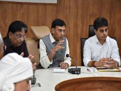 
      
      Union Health Minister reviews preparedness measures on Biparjoy
      
      