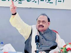 
      
      MQM founder Altaf Hussain offers support to military officers
      
      